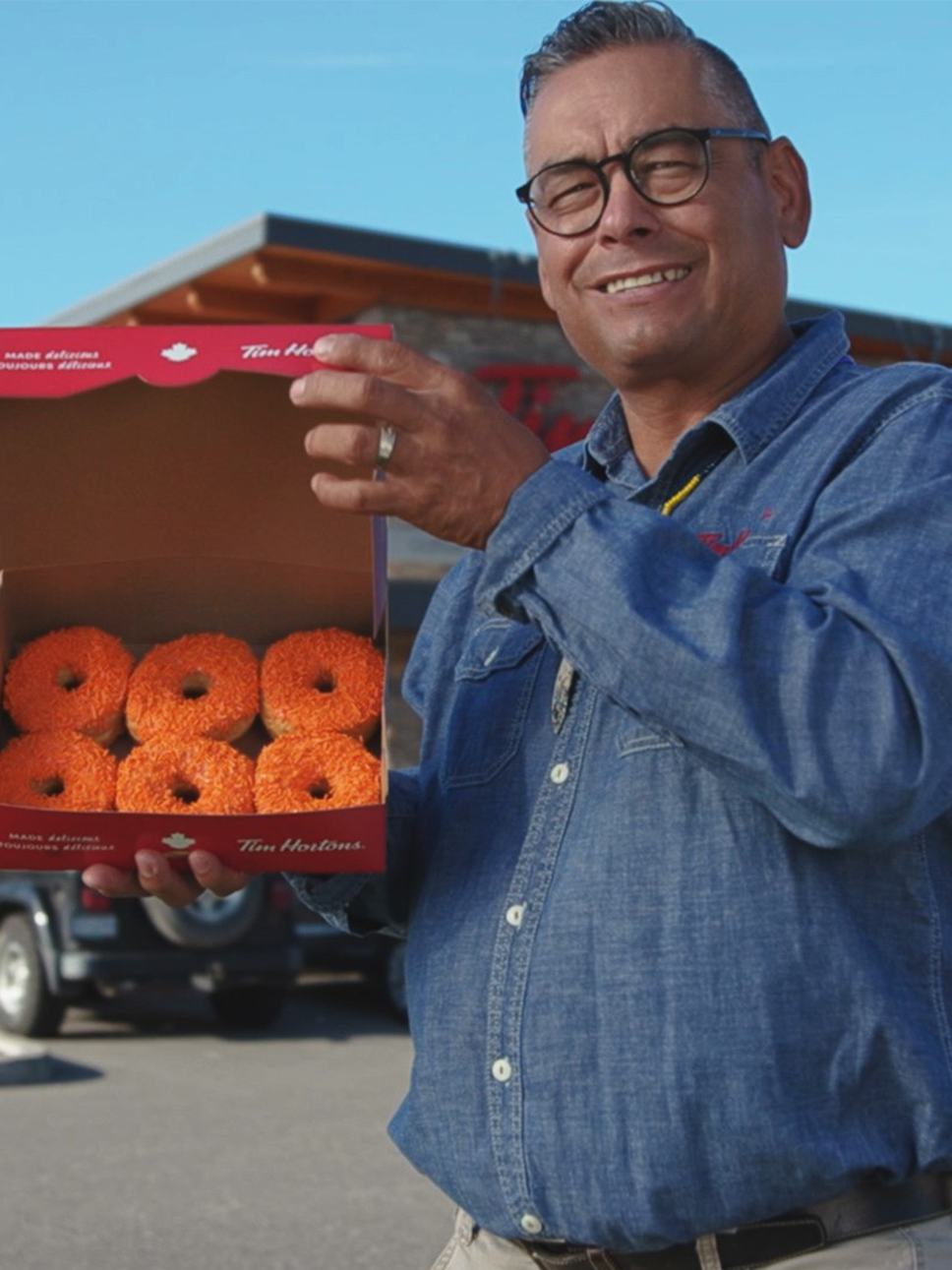 Tim Hortons Orange Sprinkle Donut campaign returns TODAY until Oct. 1 with  100% of proceeds donated to Indigenous organizations